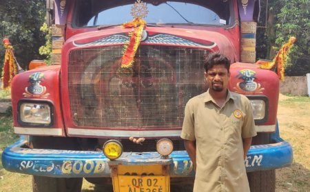 ମାଲିକର ଟ୍ରକ୍ ଚୋରୀ କରି ଡ୍ରାଇଭର ଗିରଫ