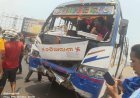 ପୁଲିସ ଗାଡି ଦୁର୍ଘଟଣା ଗ୍ରସ୍ତ ; ୬ ମହିଳା କନଷ୍ଟେବଳ ଆହତ