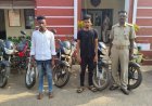 ଦୁଇ କୁଖ୍ୟାତ ଲୁଟେରା ଗିରଫ ; ୫ ବାଇକ ଜବତ