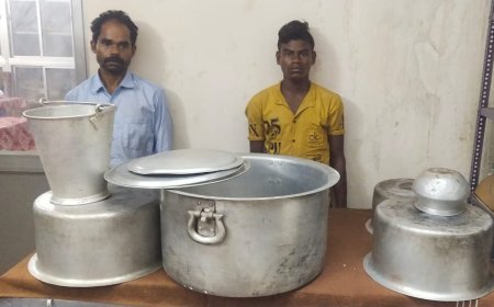 ଘରେ ପଶି ବାସନକୁସନ ଚୋରି ; ଅଭିଯୁକ୍ତ ଗିରଫ