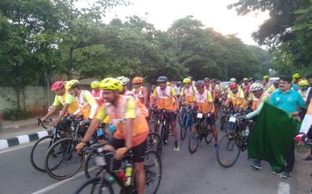 ସାଇକେଲିଂ ଯାତ୍ରାରେ ବିସିଏସି ଟିମ୍ ; ୧୭୦ କିମି ଯାତ୍ରା ୮୦ ସଦସ୍ୟ