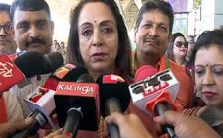 ଭୁବନେଶ୍ୱରରେ ପହଞ୍ଚିଲେ ହେମାମାଳିନୀ