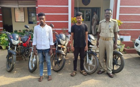 ଦୁଇ କୁଖ୍ୟାତ ଲୁଟେରା ଗିରଫ ; ୫ ବାଇକ ଜବତ