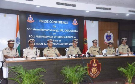 ରାଜ୍ୟରେ ସାଧାରଣ ନିର୍ବାଚନର ଶେଷ ପର୍ଯ୍ୟାୟ ସୁରକ୍ଷା ନେଇ ଡ଼ିଜିପିଙ୍କ ସାମ୍ବାଦିକ ସମିଳନୀ