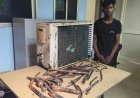ସୋରୁମରୁ ଏସି ମେସିନ ଚୋରି ; ଲୁଟେରା ଗିରଫ