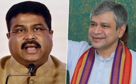 ଧର୍ମେନ୍ଦ୍ରଙ୍କୁ ଶିକ୍ଷା ଓ ଅଶ୍ୱିନୀଙ୍କୁ ରେଳ ଓ ସୂଚନା ପ୍ରସାରଣ 