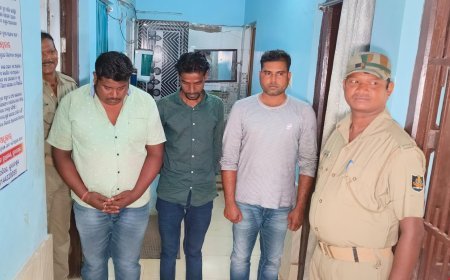 ୩ ଲୁଟେରା ଗିରଫ ; ୭ଟି ସୁନା ଚେନ୍ ଜବତ ; ରହିଛି ୬ ମାମଲା