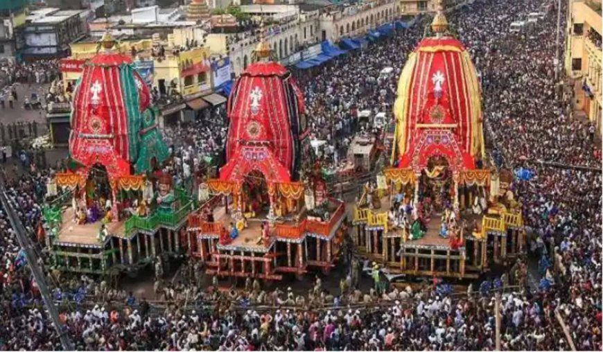 ରଥଯାତ୍ରା ପାଇଁ ଶ୍ରୀକ୍ଷେତ୍ର ଧାମ ଚଳଚଞ୍ଚଳ : ଅରୁଆ ଚାଉଳରେ ରଥ ନିର୍ମାଣ
