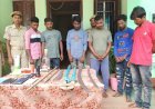 ଡକାୟତୀ ଯୋଜନା ପଣ୍ଡ, ୬ ଗିରଫ, ମାରଣାସ୍ତ୍ର ଜବତ