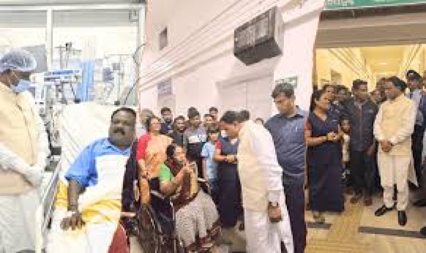 ମୁଖ୍ୟମନ୍ତ୍ରୀଙ୍କ କ୍ୟାପିଟାଲ ହସ୍ପିଟାଲ ପରିଦର୍ଶନ