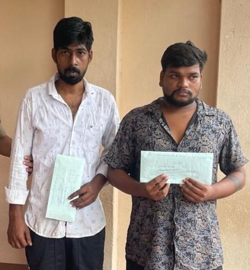 ଦୁଇ ବେପାରୀ ଗିରଫ ; ୬ ଗ୍ରାମ ବ୍ରାଉନସୁଗାର ଜବତ