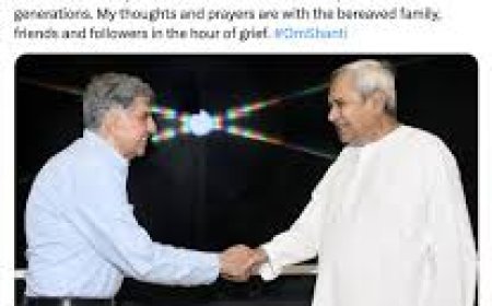 ଆଲୋକ ଥିଲେ ରତନ ଟାଟା: ନବୀନ ପଟ୍ଟନାୟକ