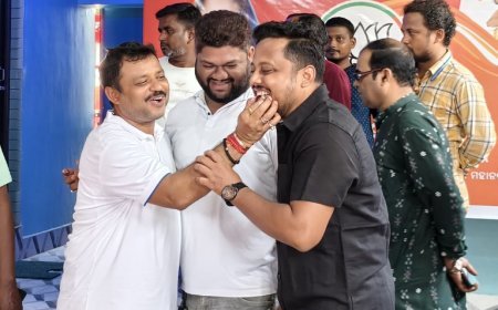 ବିଜେପି ଅଫିସ୍ରେ ଅମରେଶ ଜେନା