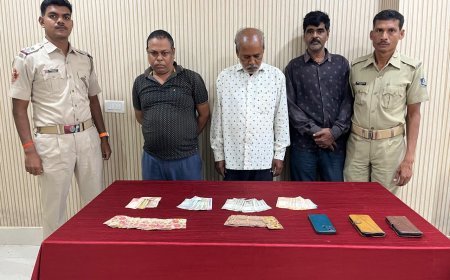 ଜୁଆଆଡ୍ଡାରେ ପୁଲିସ ଚଢ଼ାଉ; ୩ ଗିରଫ