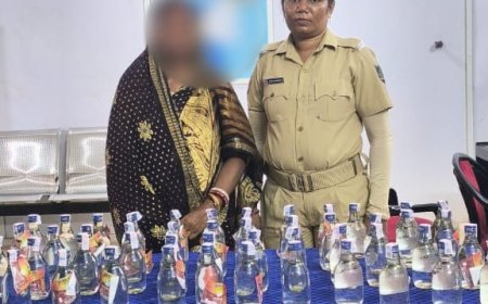 କବାଡିଆ ଦୋକାନରେ ମଦ କାରବାର; ମହିଳା ଗିରଫ