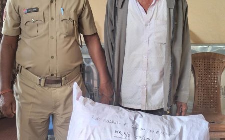 ଗଞ୍ଜା ବେପାରୀ ଗିରଫ; ୫ କେଜି ଗଞ୍ଜେଇ ସହ ୩୦ ହଜାର ଟଙ୍କା ଜବତ