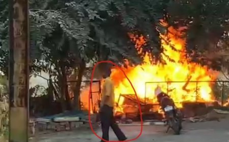 ସ୍ତ୍ରୀ ସହ କଳି, ଘରର ସାମଗ୍ରୀ ଦେଲେ ଜାଳି