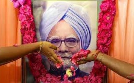 ମନମୋହନ ସିଂ ଅନ୍ତିମ ଯାତ୍ରାରେ ବାହାରିଲେ
