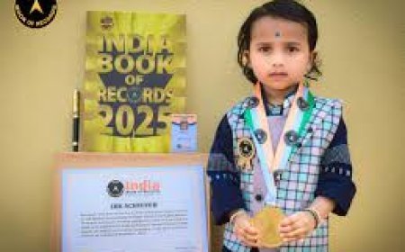 ଦୁଇ ବର୍ଷର ଝିଅ ଶ୍ରେୟାଂଶୀଙ୍କ ଅସାଧାରଣ ପ୍ରତିଭା: ଇଣ୍ଡିଆ ବୁକ୍‌ ଅଫ ରେକର୍ଡସରେ ସ୍ଥାନ ପାଇଲେ