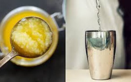 ଉଷୁମ ପାଣିରେ ପିଅନ୍ତୁ ଘିଅ