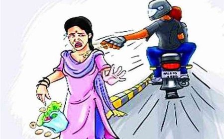 ମହିଳାଙ୍କ ବେକରୁ ସୁନାହାର ଝାମ୍ପିନେଲେ  ଲୁଟେରା