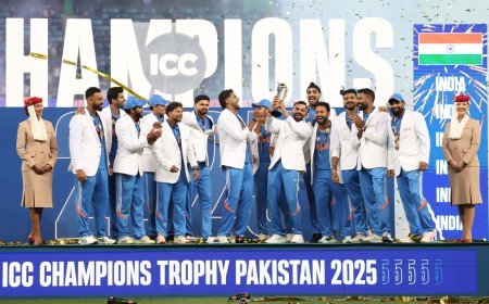 ଆଇସିସି ଚାମ୍ପିୟନ୍ସ ଟ୍ରଫି: ଭାରତ ବିଜୟୀ