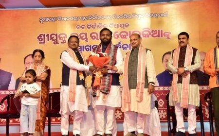 ରାଜ୍ୟ ବିଜେପି କାର୍ଯ୍ୟାଳୟରେ ଜୟଙ୍କୁ ସ୍ୱାଗତ ସମ୍ବର୍ଦ୍ଧନା