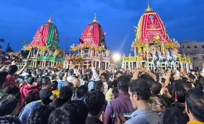 ରଥଯାତ୍ରାରେ ଦଳାଚକଟା ଘଟଣା :  ୭ ପୋଲିସ ଅଧିକାରୀ ଦାୟୀ