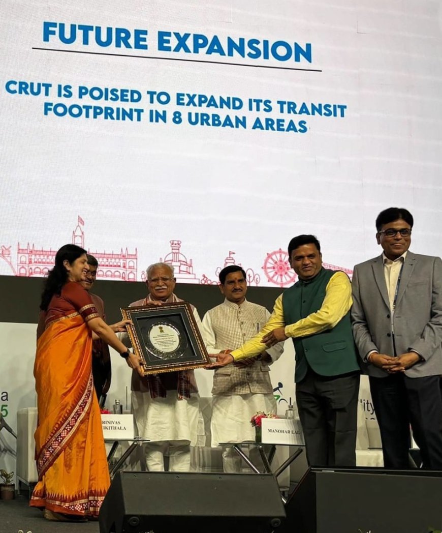 ସହରାଞ୍ଚଳ ପରିବହନ କ୍ଷେତ୍ରରେ ଆମ ବସ ଓ ଆମ ଇ-ରାଇଡକୁ ସ୍ୱତନ୍ତ୍ର ପୁରସ୍କାର