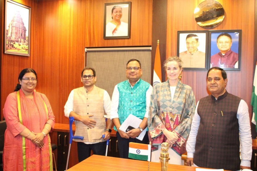 ଯୋଗାଣ ମନ୍ତ୍ରୀଙ୍କୁ ଭେଟିଲେ ୟୁଏନ ବିଶ୍ୱ ଖାଦ୍ୟ କାର୍ଯ୍ୟକ୍ରମର ପ୍ରତିନିଧି