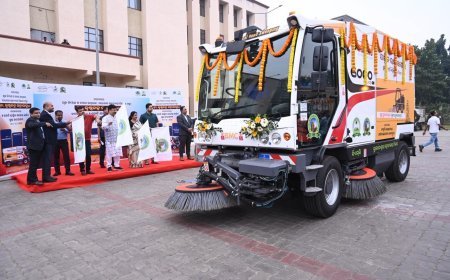 ନୂତନ ଯାନ୍ତ୍ରିକ ସଫେଇ ଯାନର ଶୁଭାରମ୍ଭ  : ବିଏମ୍‌ସି ଆଖପାଖ ପଞ୍ଚାୟତ ଅଞ୍ଚଳରେ ହେବ ଯାନ୍ତ୍ରିକ ସଫେଇ