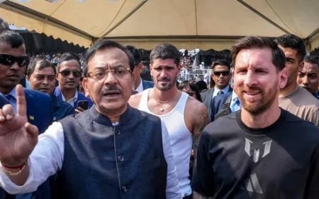 ‘ମେସି’ଙ୍କ କାର୍ଯ୍ୟକ୍ରମରେ ବିଭ୍ରାଟ : ବେଙ୍ଗଲ କ୍ରୀଡାମନ୍ତ୍ରୀଙ୍କ ଇସ୍ତଫା 