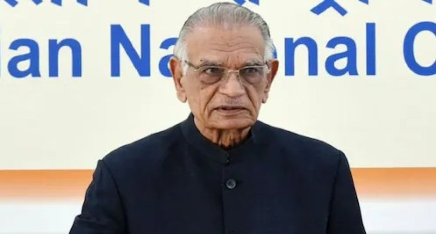 ବରିଷ୍ଠ କଂଗ୍ରେସ ନେତା ଶିବରାଜ ପାଟିଲଙ୍କ ଦେହାନ୍ତ 