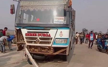 ବସ୍‌ ସହ ବାଇକ୍‌ ଧକ୍କା : ୩ ମୃତ 