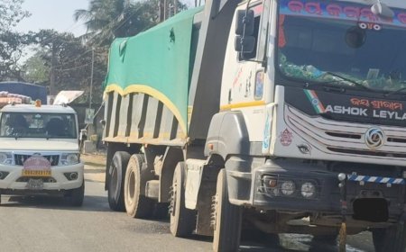 ବେଆଇନ୍‌ ବାଲି ବୋଝେଇ ହାଇୱା ଜବତ