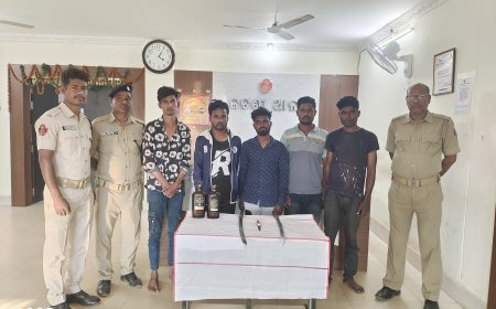 ପାଟ୍ରୋଲିଂ ବେଳେ ଧରାପଡିଲେ ୫ ଡକାୟତ