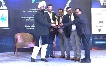 ଡିଇପିଏମଓଏସ ପ୍ରକଳ୍ପ ପାଇଁ ଏନଆଇସି-ଓଡ଼ିଶା ପୁରସ୍କୃତ