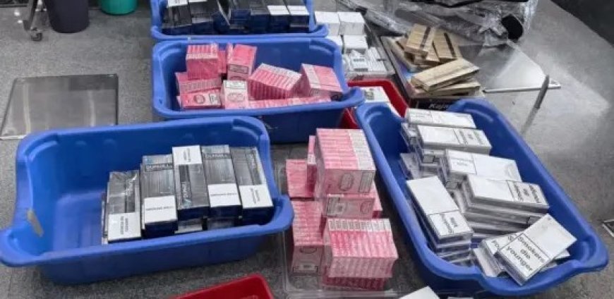 ବିମାନ ବନ୍ଦରରୁ ଦାମୀ ସିଗାରେଟ୍‌ ଜବତ 