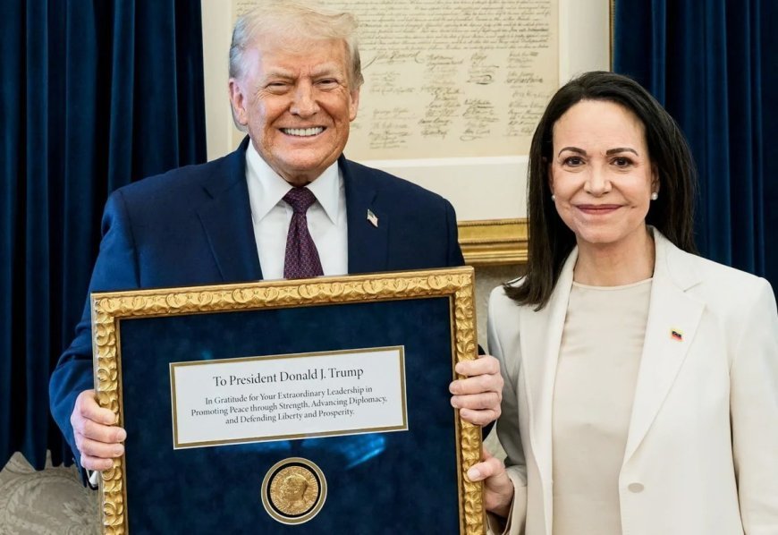 ଟ୍ରମ୍ପଙ୍କୁ ନିଜ ନୋବେଲ ପୁରସ୍କାର ଦେଲେ ମାଚାଡୋ