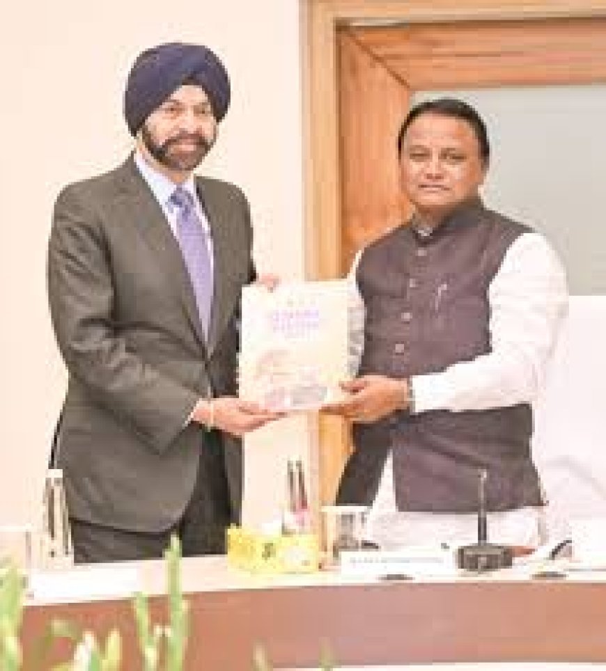 ମୁଖ୍ୟମନ୍ତ୍ରୀଙ୍କ ସହ ବିଶ୍ୱ ବ୍ୟାଙ୍କ ସଭାପତିଙ୍କ  ଆଲୋଚନା