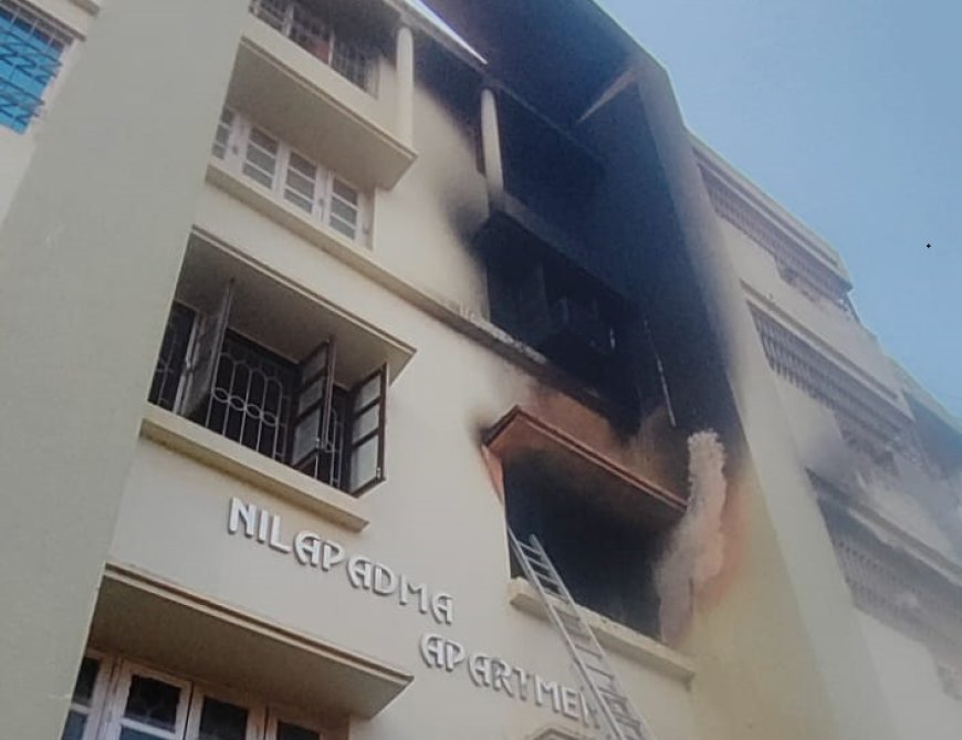 ନୀଳପଦ୍ମା ଆପାର୍ଟମେଣ୍ଟରେ ଅଗ୍ନିକାଣ୍ଡ, ୪ ଆହତ